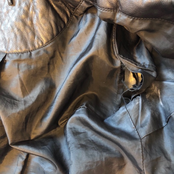 Noisy May Faux Leather  Moto Black Jacket - Picture 8 of 8